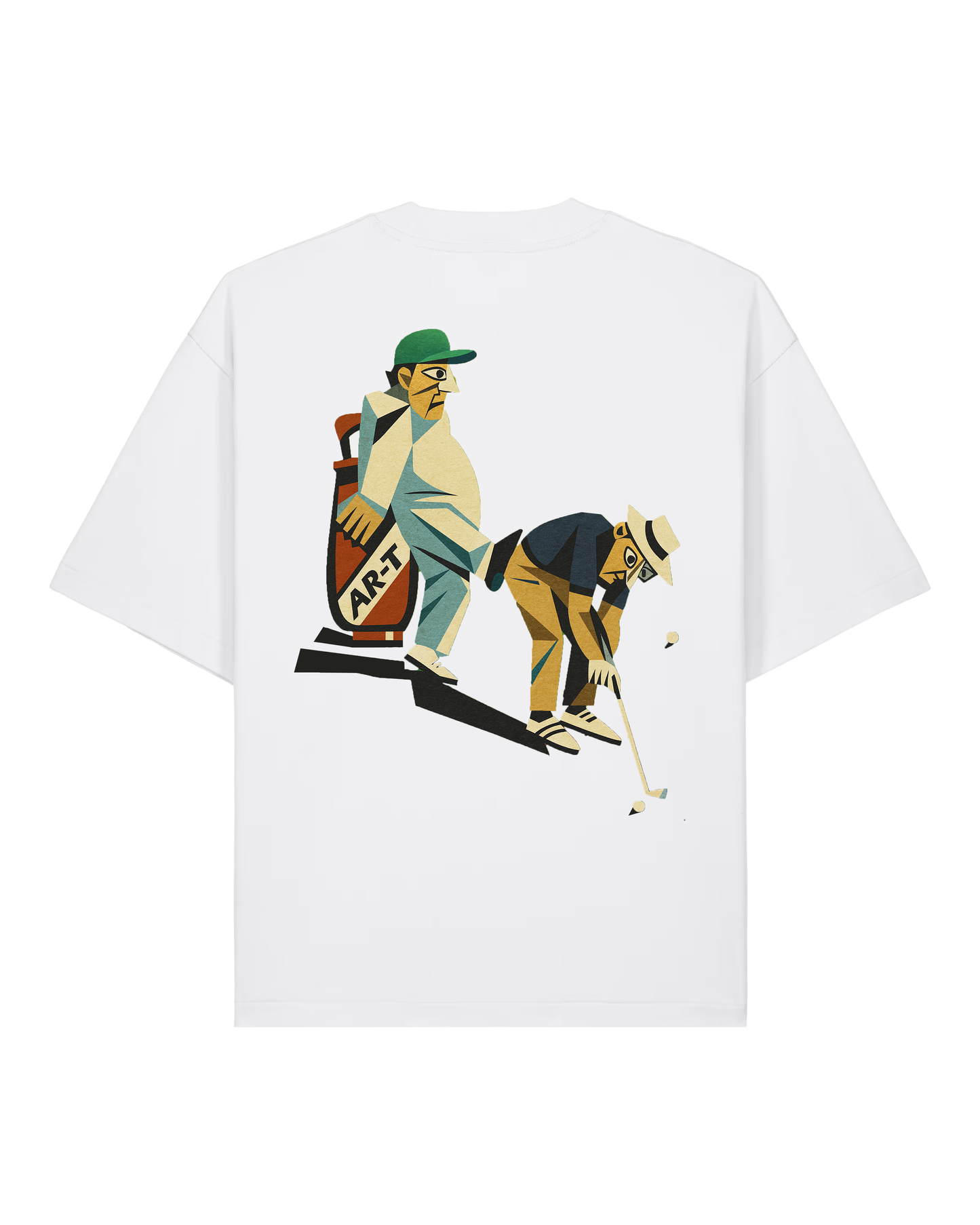 AR-T Boxy Tee - Cubic Golf White