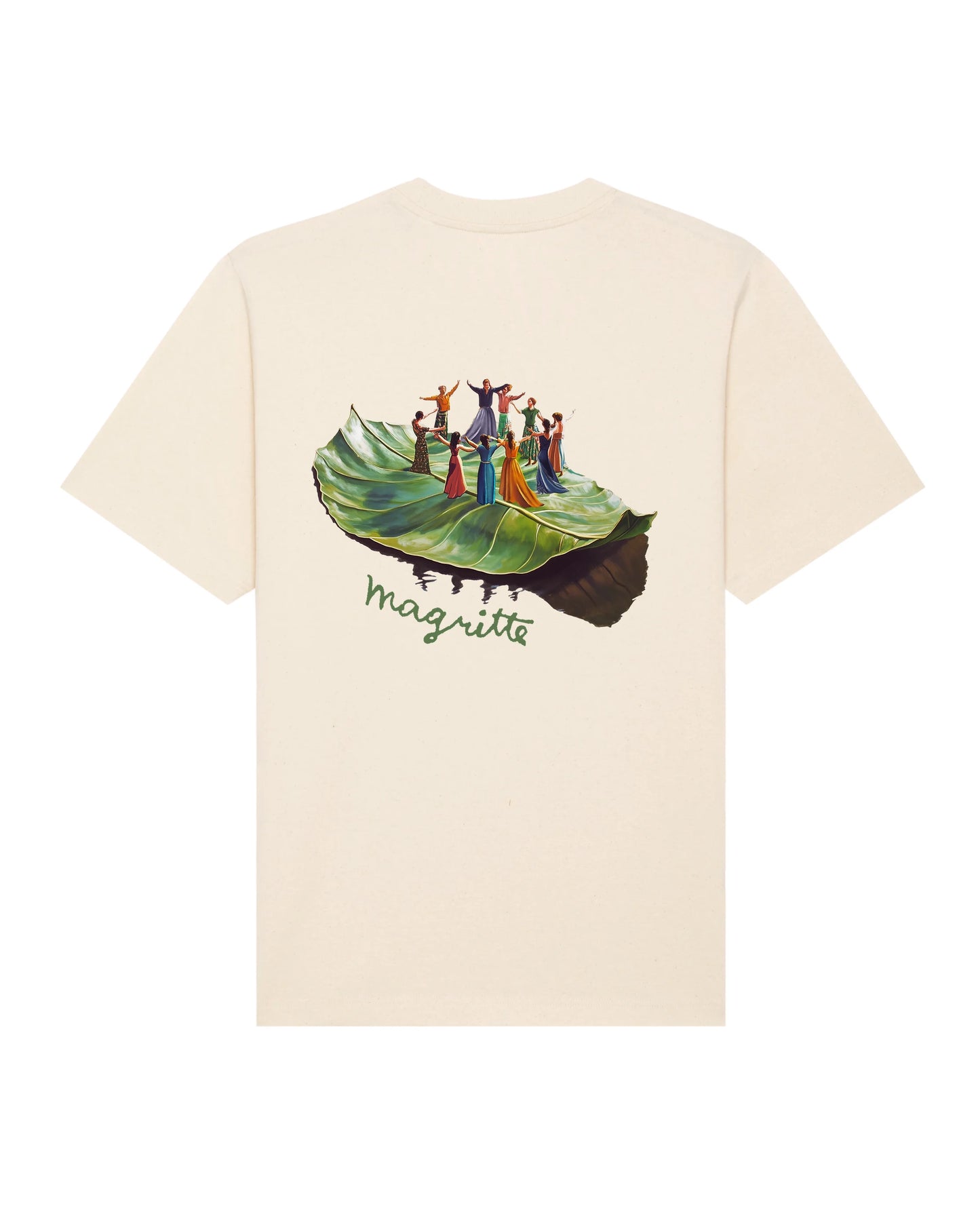Floating Leaf Tee - Off-white