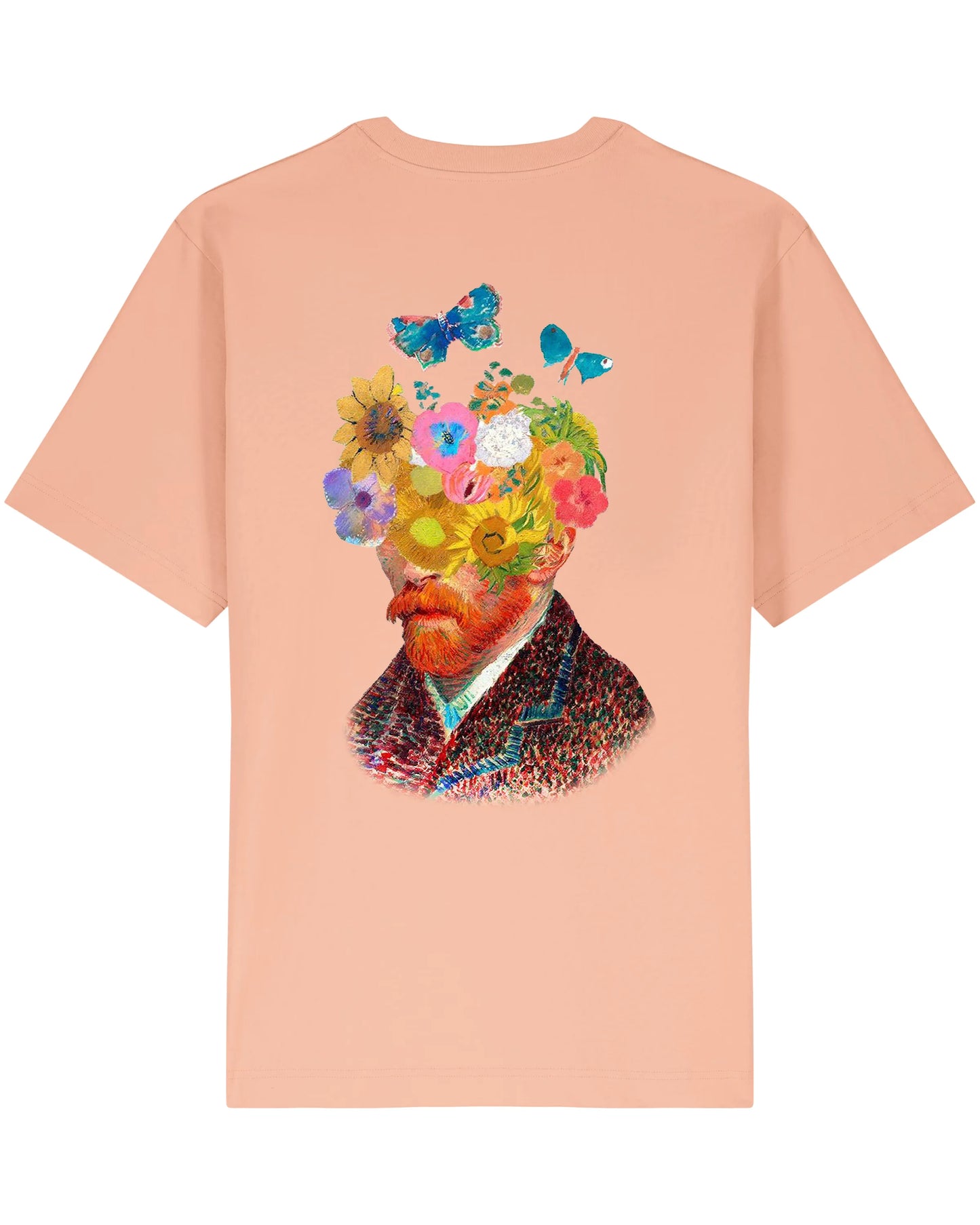 Butterflies Tee - Peche