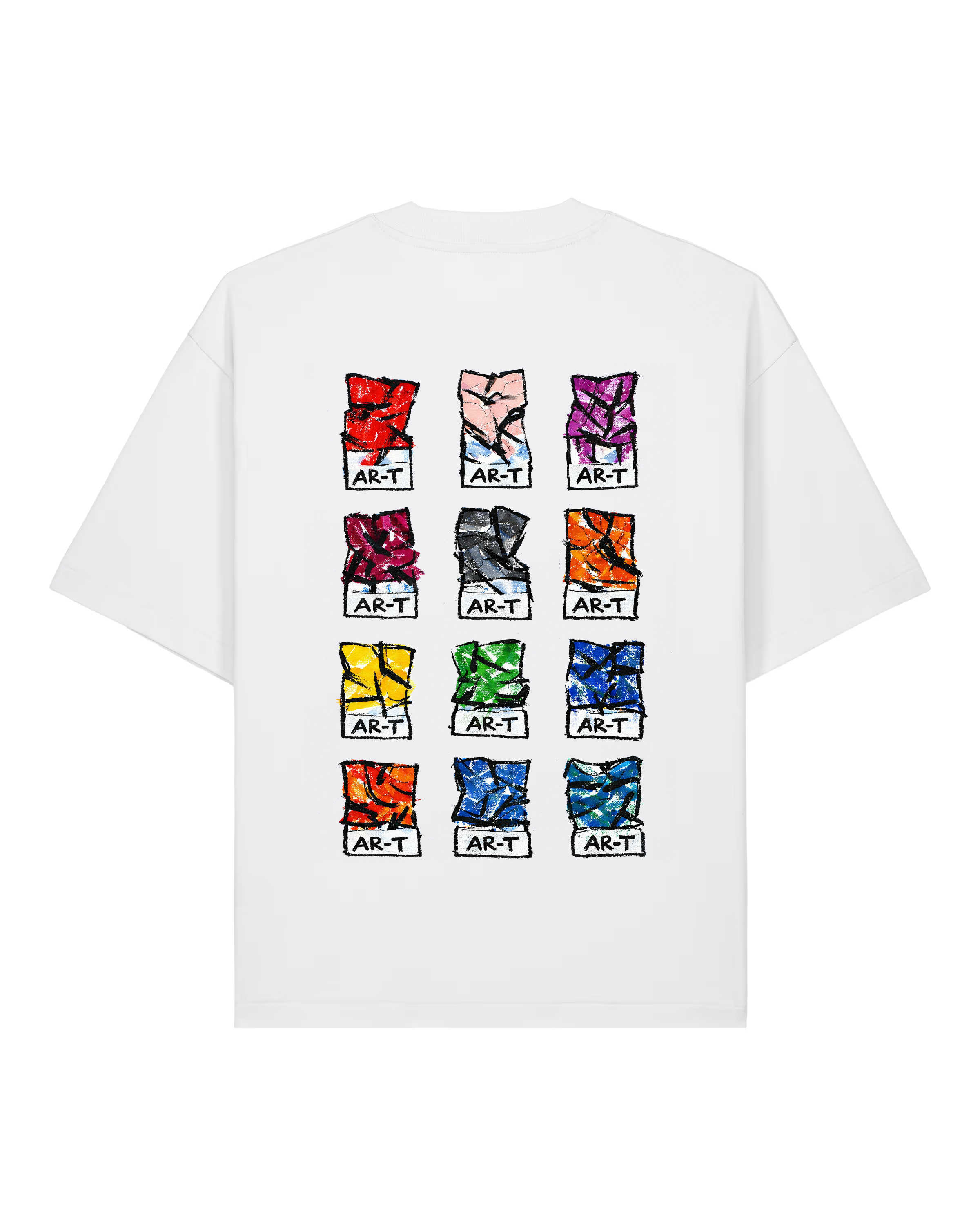 AR-T Boxy Tee - The Collection White