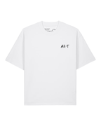 AR-T Boxy Tee - Dali's Elephants White