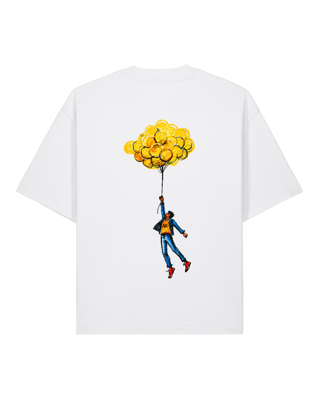 AR-T Boxy Tee - Let Go White