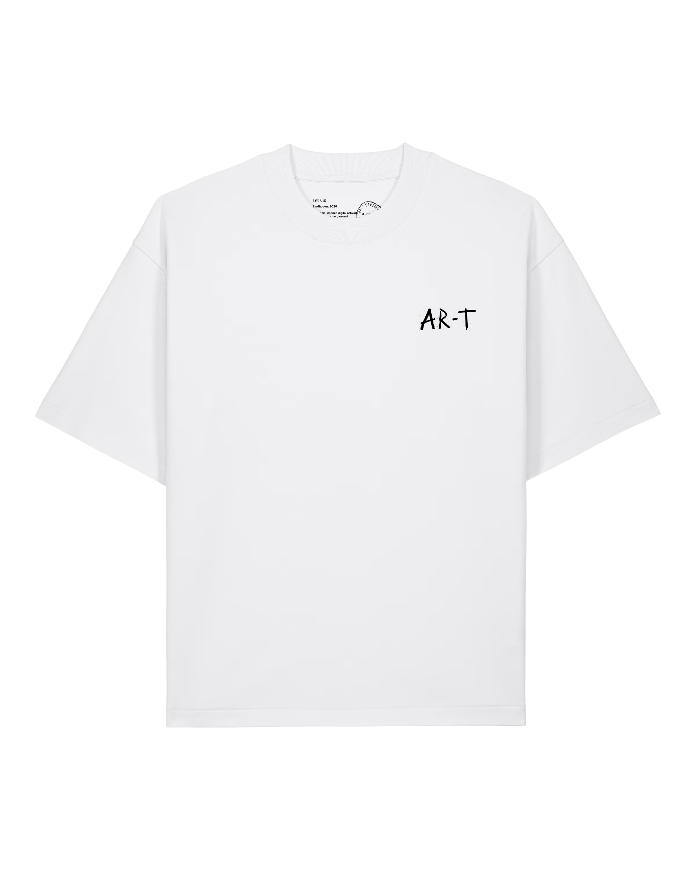 AR-T Boxy Tee - Let Go White
