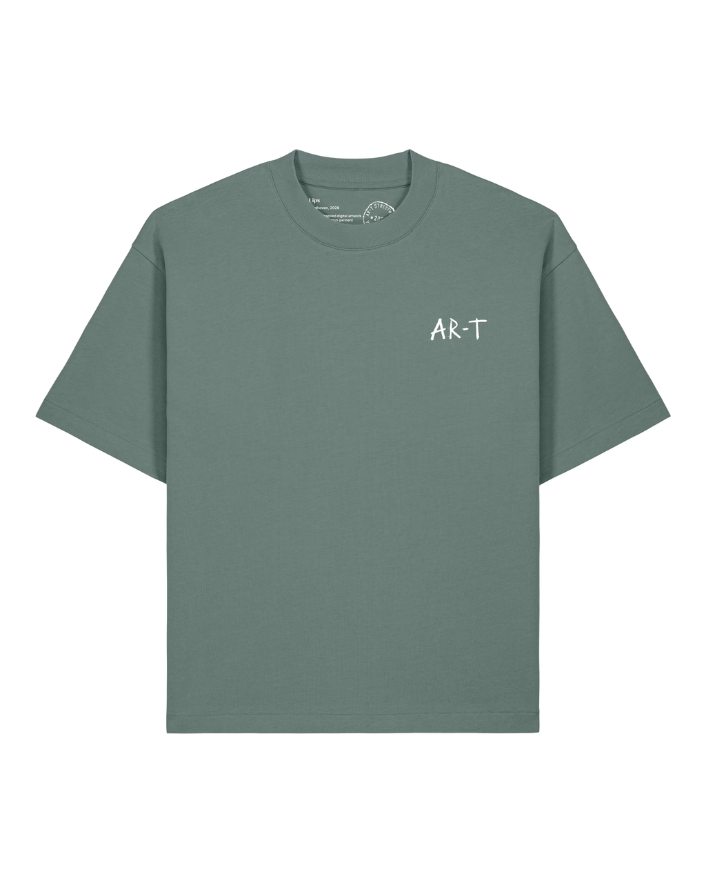 AR-T Boxy Tee - Lips Green