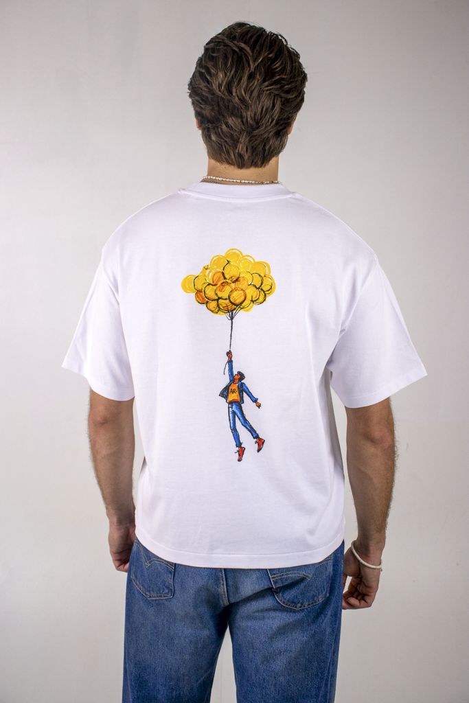 AR-T Boxy Tee - Let Go White