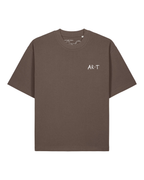 AR-T Boxy Tee - Van Gogh's Ireses Mocha