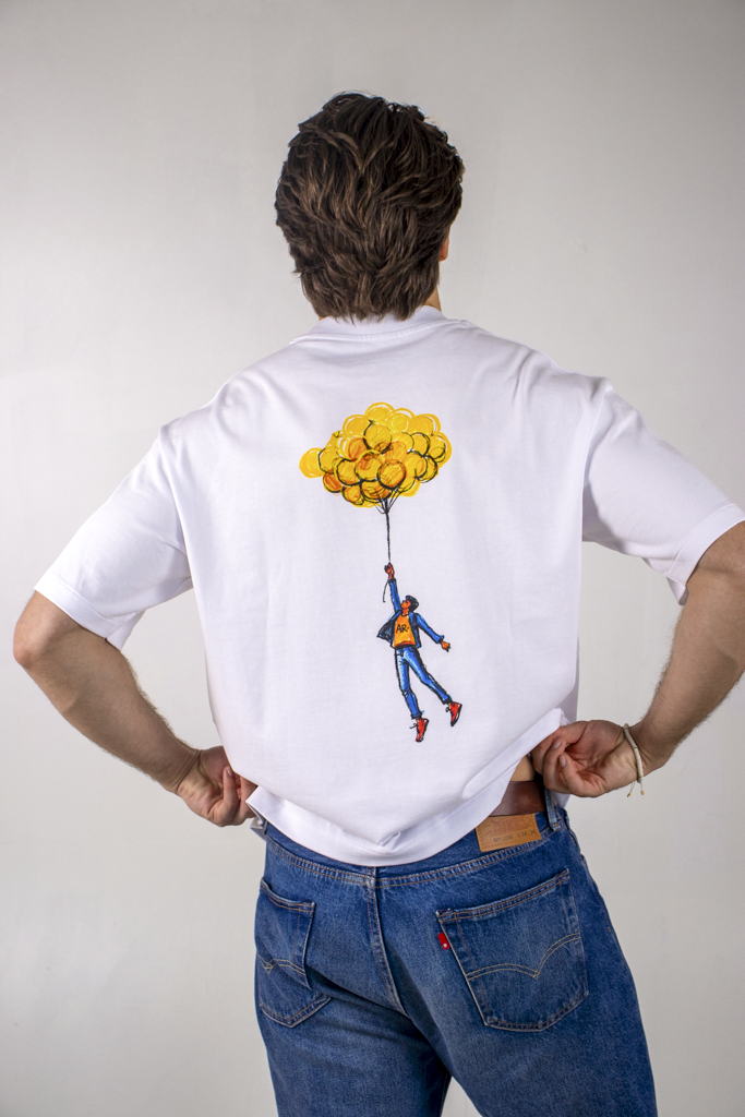 AR-T Boxy Tee - Let Go White