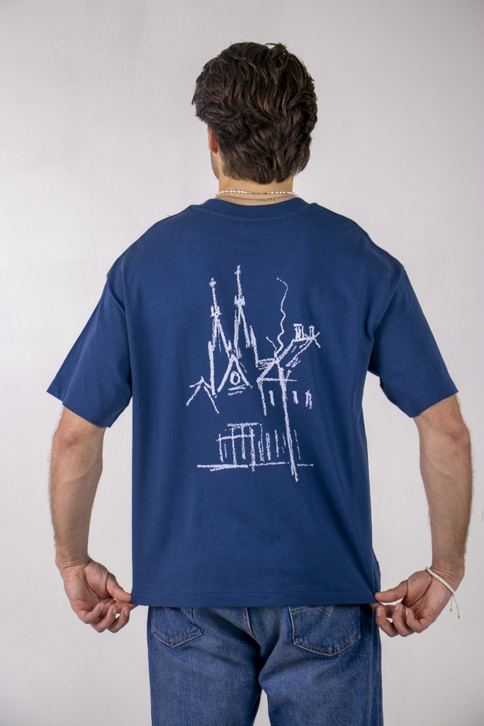 AR-T Boxy Tee - Catharina Church Blue