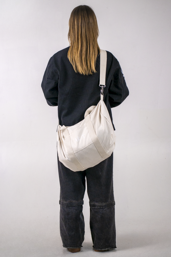 AR-T Shopper Duffle Bag Off-White