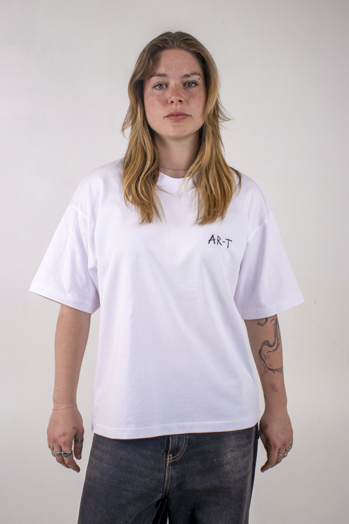 AR-T Boxy Tee - The Collection White
