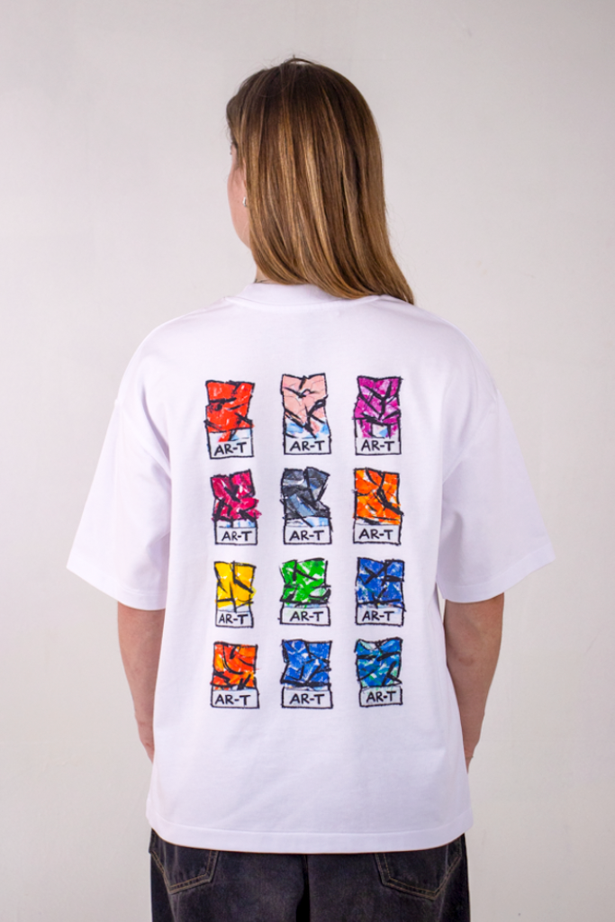 AR-T Boxy Tee - The Collection White