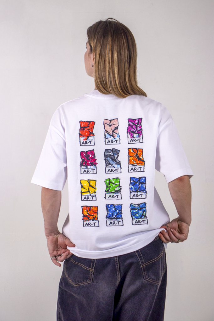 AR-T Boxy Tee - The Collection White