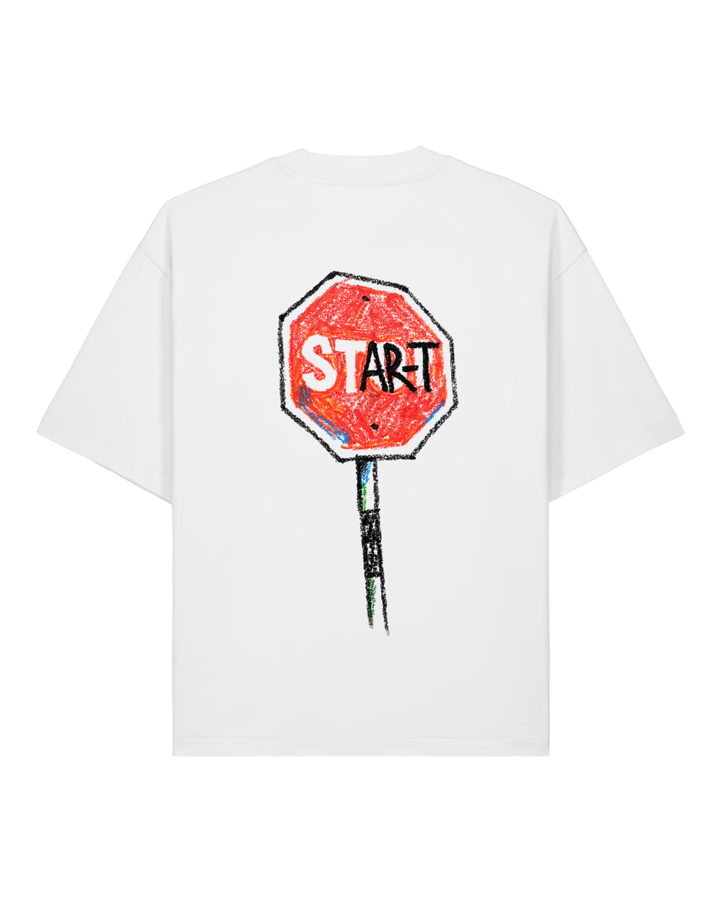 AR-T Boxy Tee - ST-AR-T White