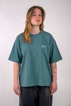 AR-T Boxy Tee - Lips Green