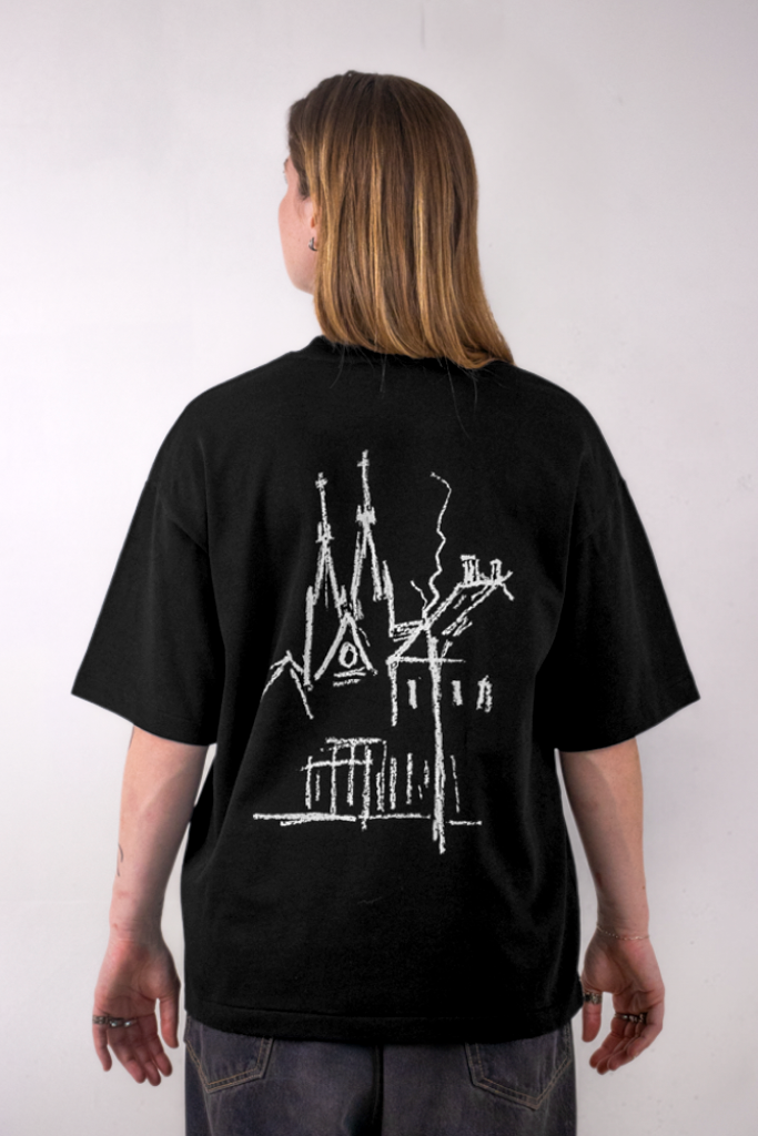 AR-T Boxy Tee - Catharina Church Black