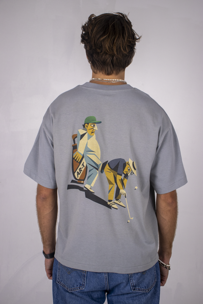 AR-T Boxy Tee - Cubic Golf Misty Grey