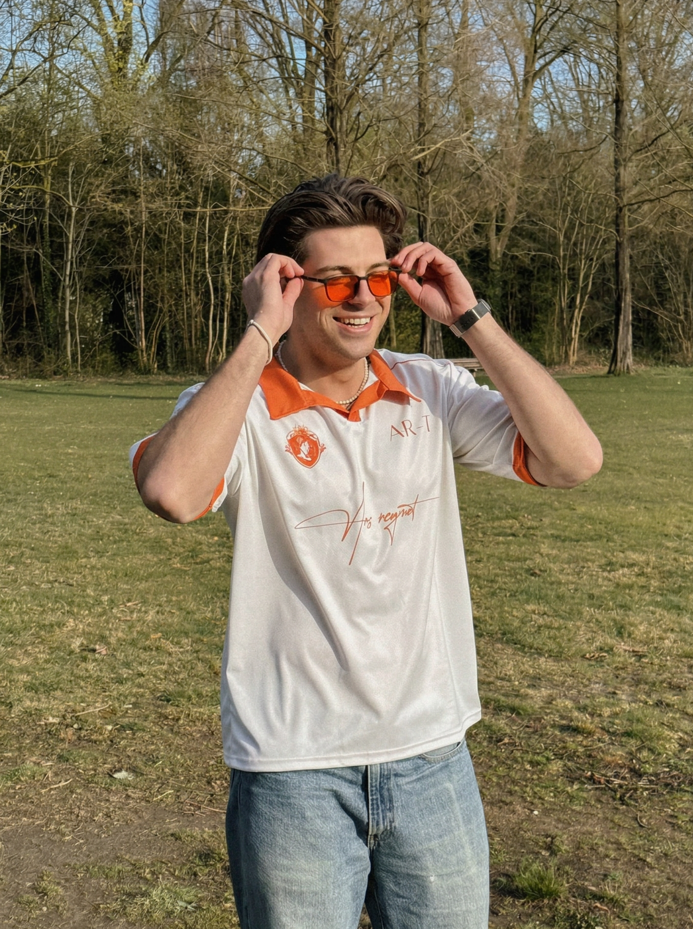 AR-T King's Day Retro Football Jersey - Off-white | PRE-ORDER