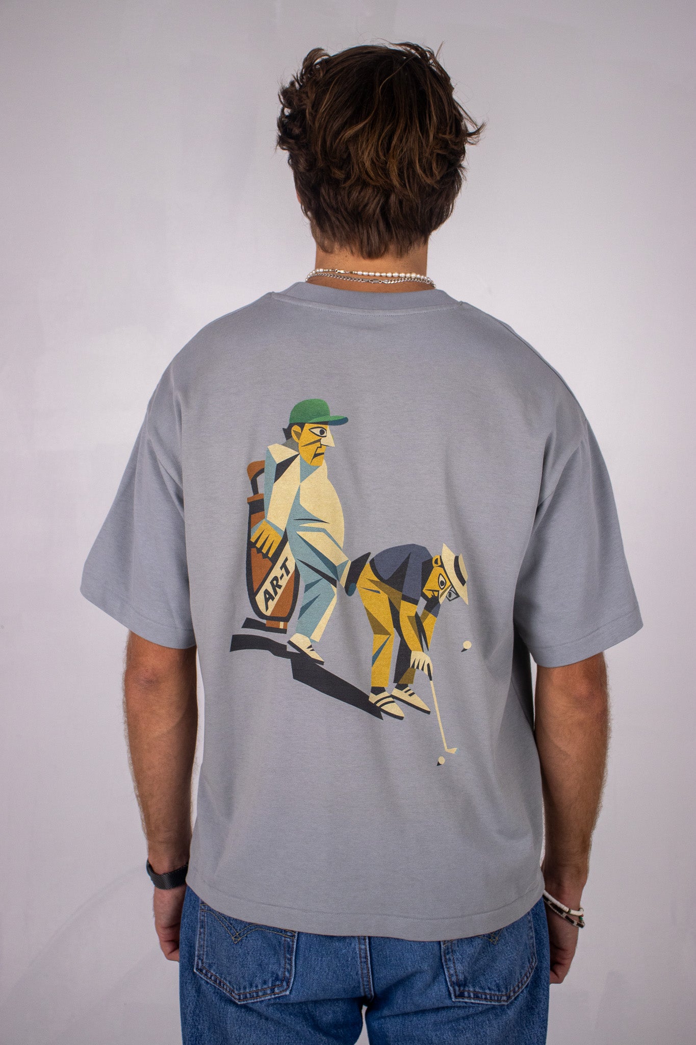AR-T Boxy Tee - Cubic Golf - Misty Grey