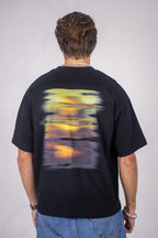 AR-T Boxy Tee - Distorted Mona Lisa - Black