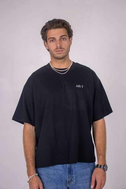 AR-T Boxy Tee - Distorted Mona Lisa