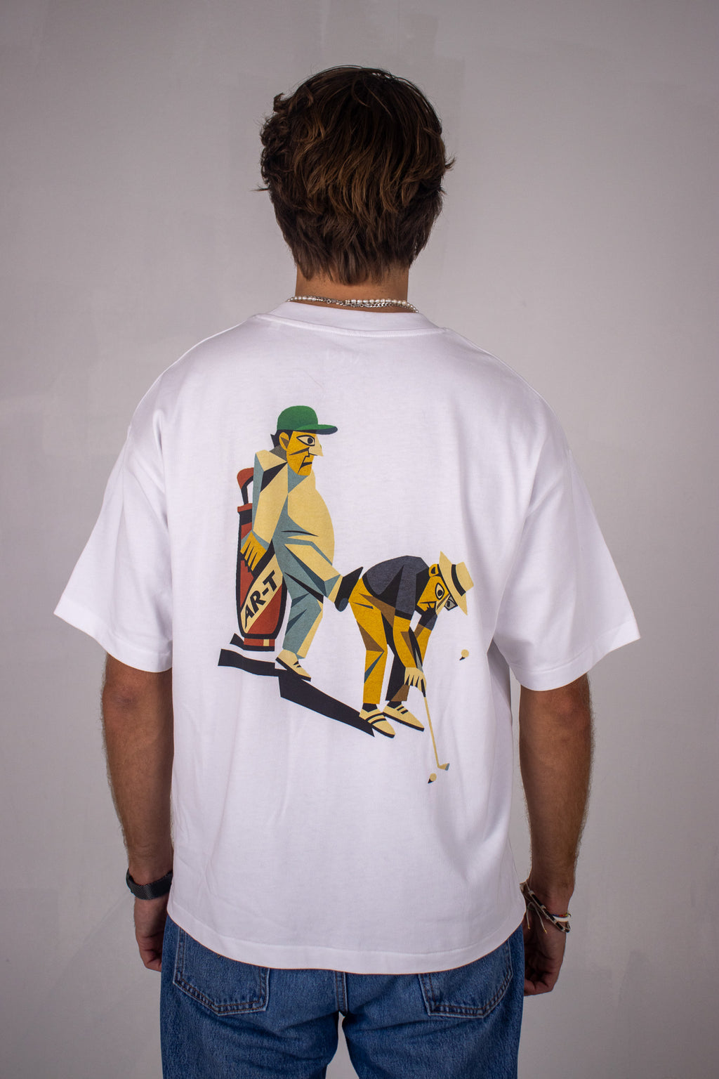 AR-T Boxy Tee - Cubic Golf - Canvas White