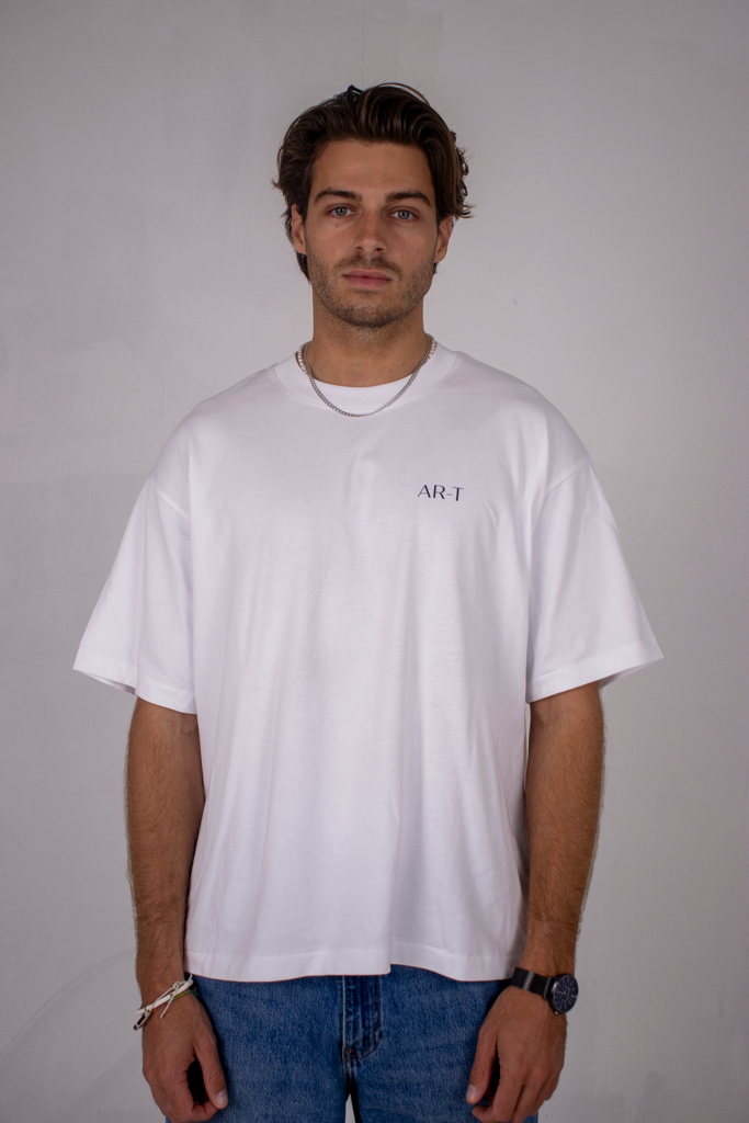 AR-T Boxy Tee - Cubic Golf White