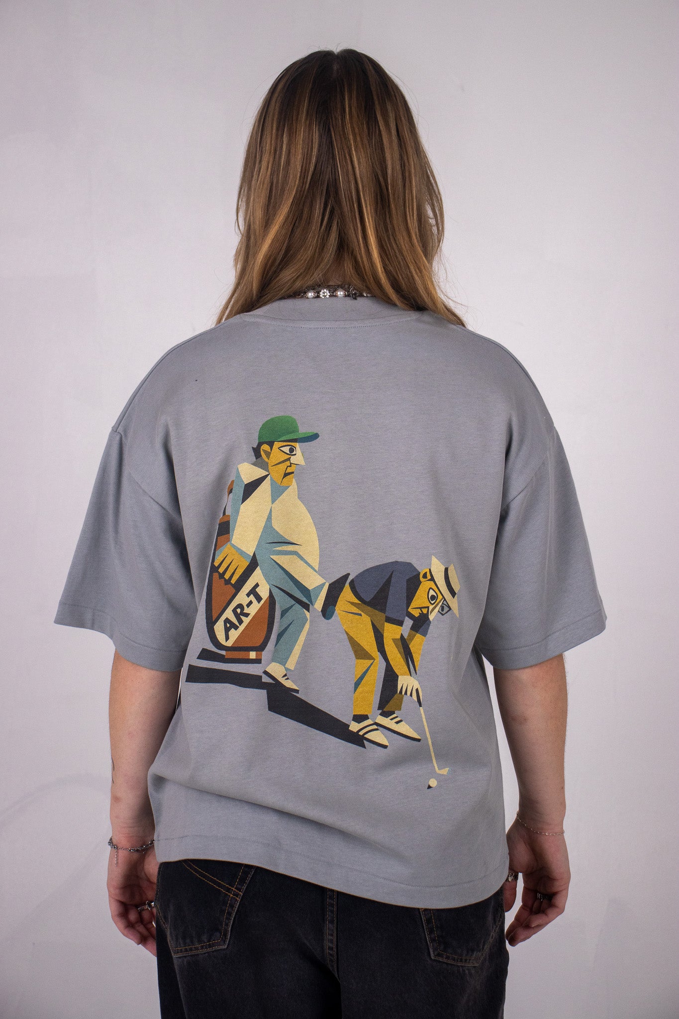 AR-T Boxy Tee - Cubic Golf - Misty Grey