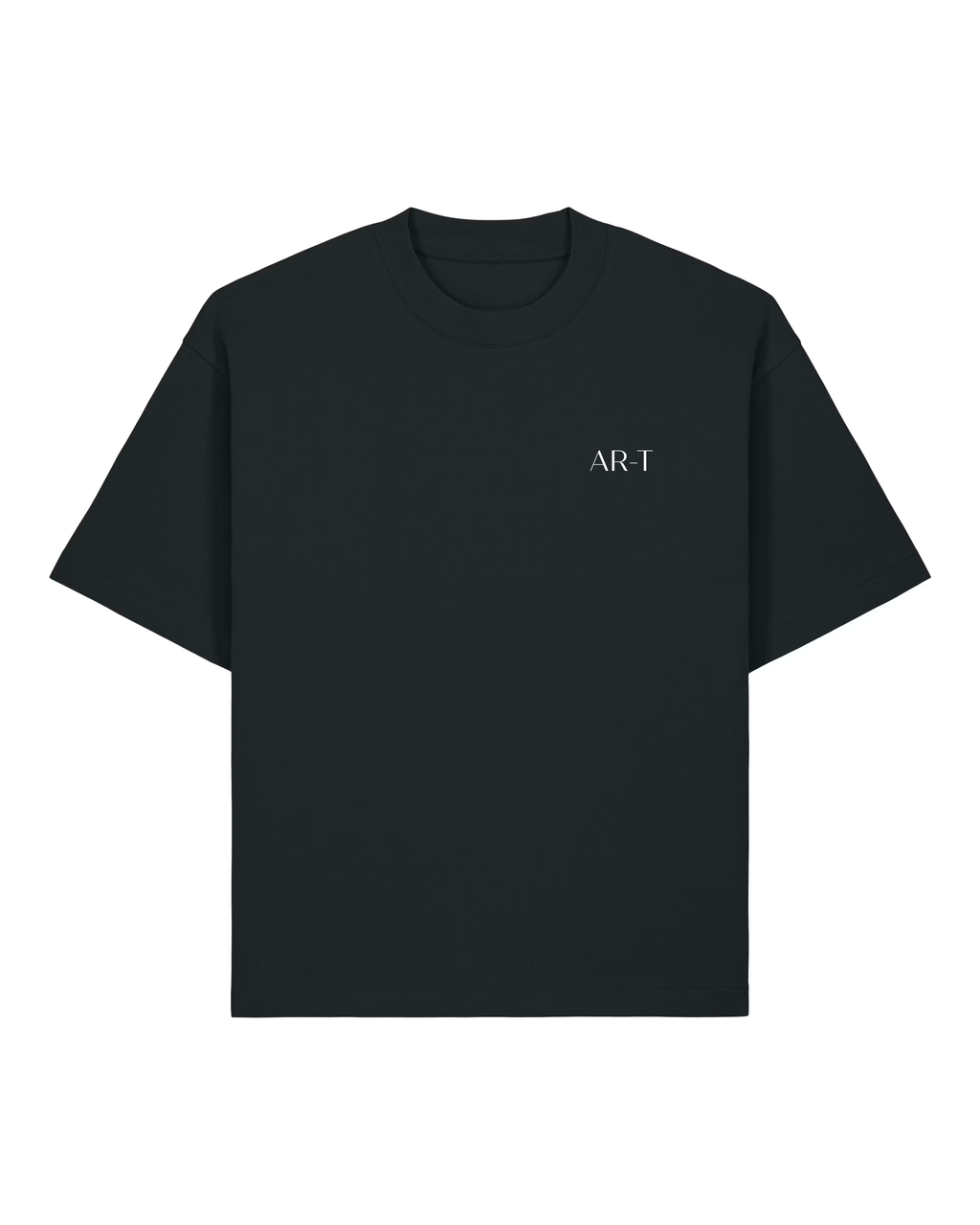 AR-T Boxy Tee - Distorted Mona Lisa - Black