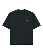 AR-T Boxy Tee - Distorted Mona Lisa - Black