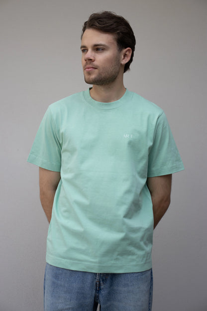 Floating Leaf Tee - Mint Green