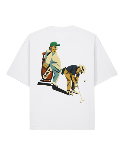AR-T Boxy Tee - Cubic Golf White