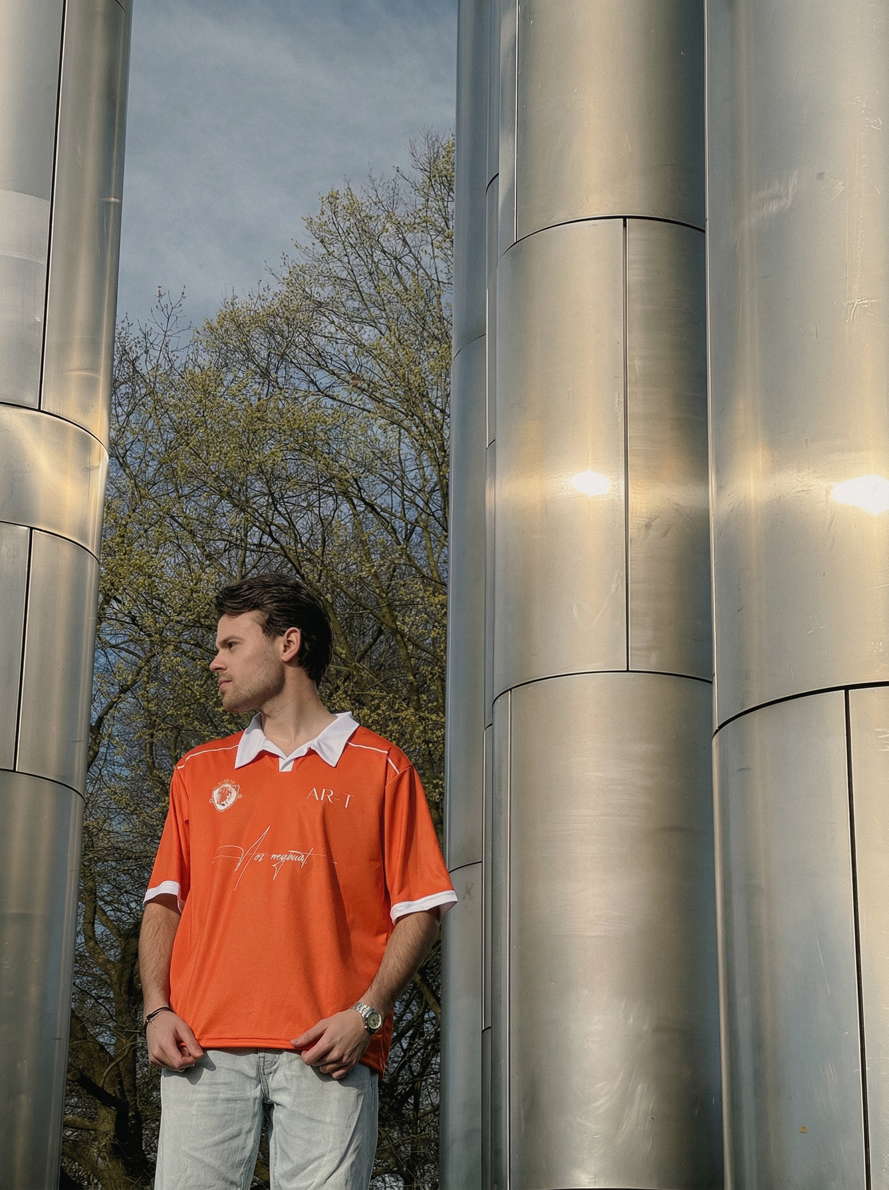 AR-T King's Day Retro Football Jersey - Orange | PRE-ORDER