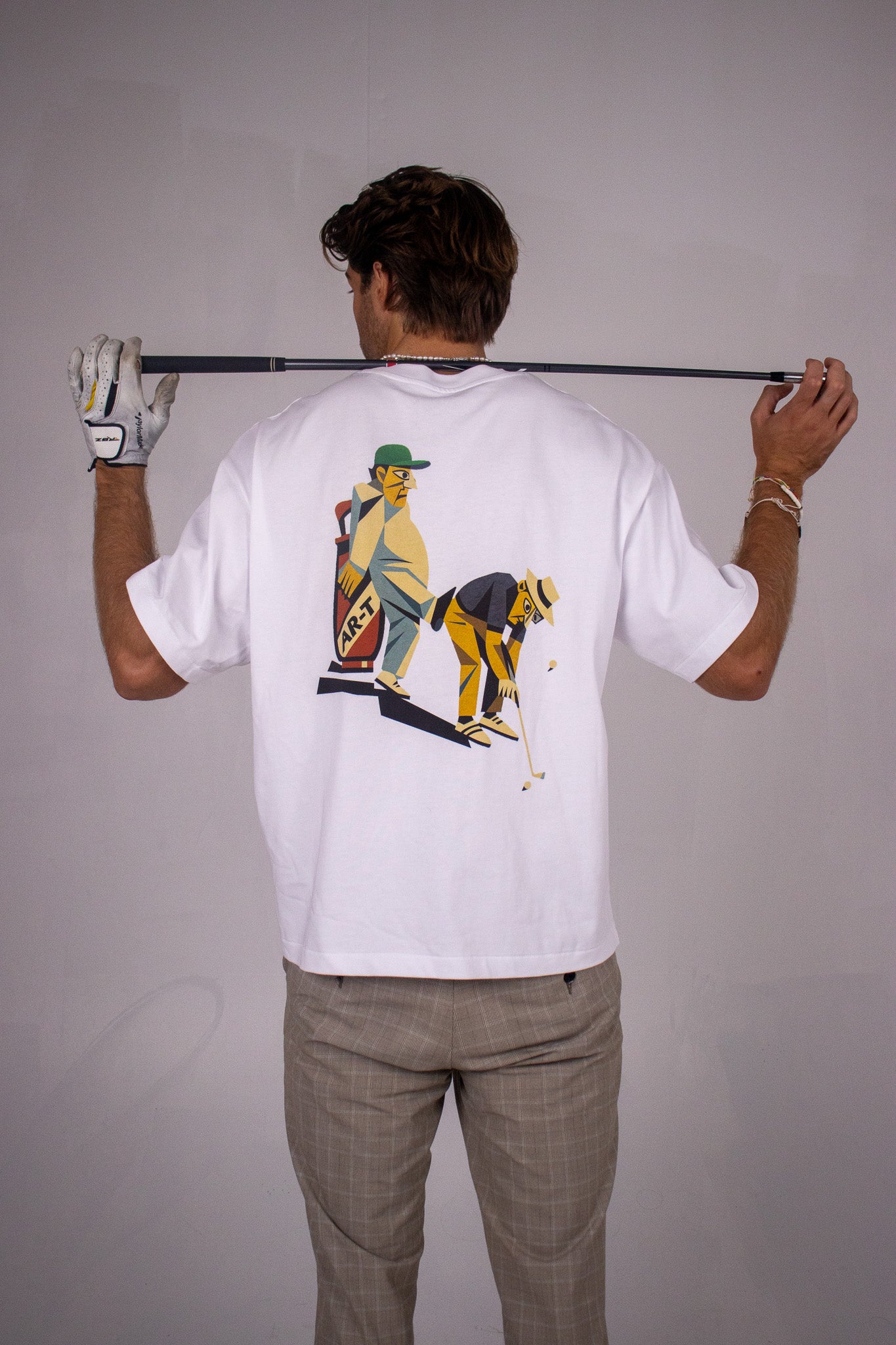 AR-T Boxy Tee - Cubic Golf - Canvas White