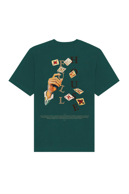 Full House Tee - Moss Green