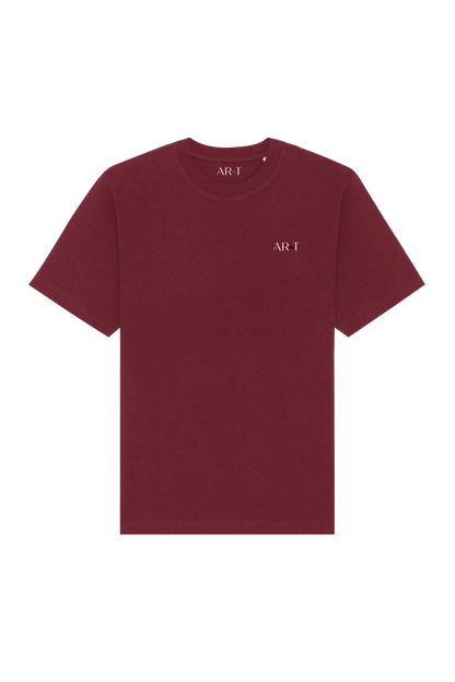 Full House Tee - Bordeaux Red