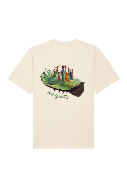 Floating Leaf Tee - Off-white