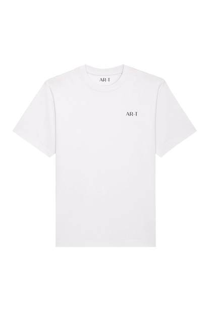 Floating Leaf Tee - White